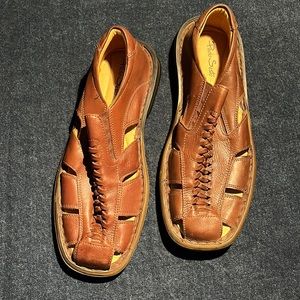 Paolo Sesto Mens 10M Sandals Great Condition Never Warn